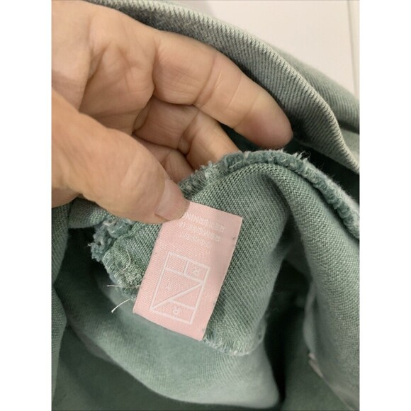 Louna Green Denim Mini Dress Size Small $128 - Picture 5 of 14